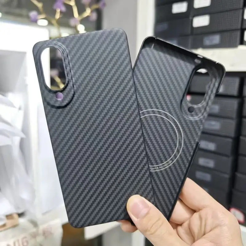 Yyy Capa De Telefone De Fibra De Aramida Magnética Para Samsung Galaxy S25 Edge 