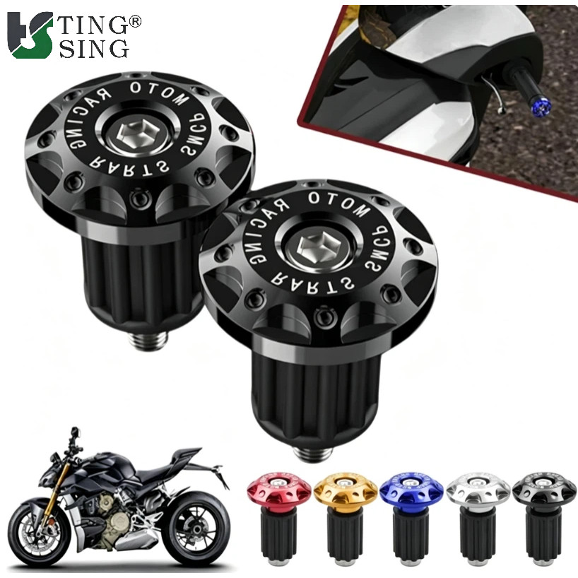 SEAMETAL Motocicleta Lidar Com Barra Balanceador CNC Liga De Alumínio Final Corcunda Universal Motor Capa Bloco Equilíbr