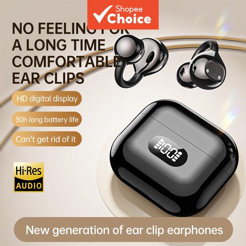 Fones de Ouvido Inteligentes 156 Idiomas, Tradução em Tempo Real, Sem Fio, Bluetooth 6.0, Abertos, Clip-On, Uso Diário