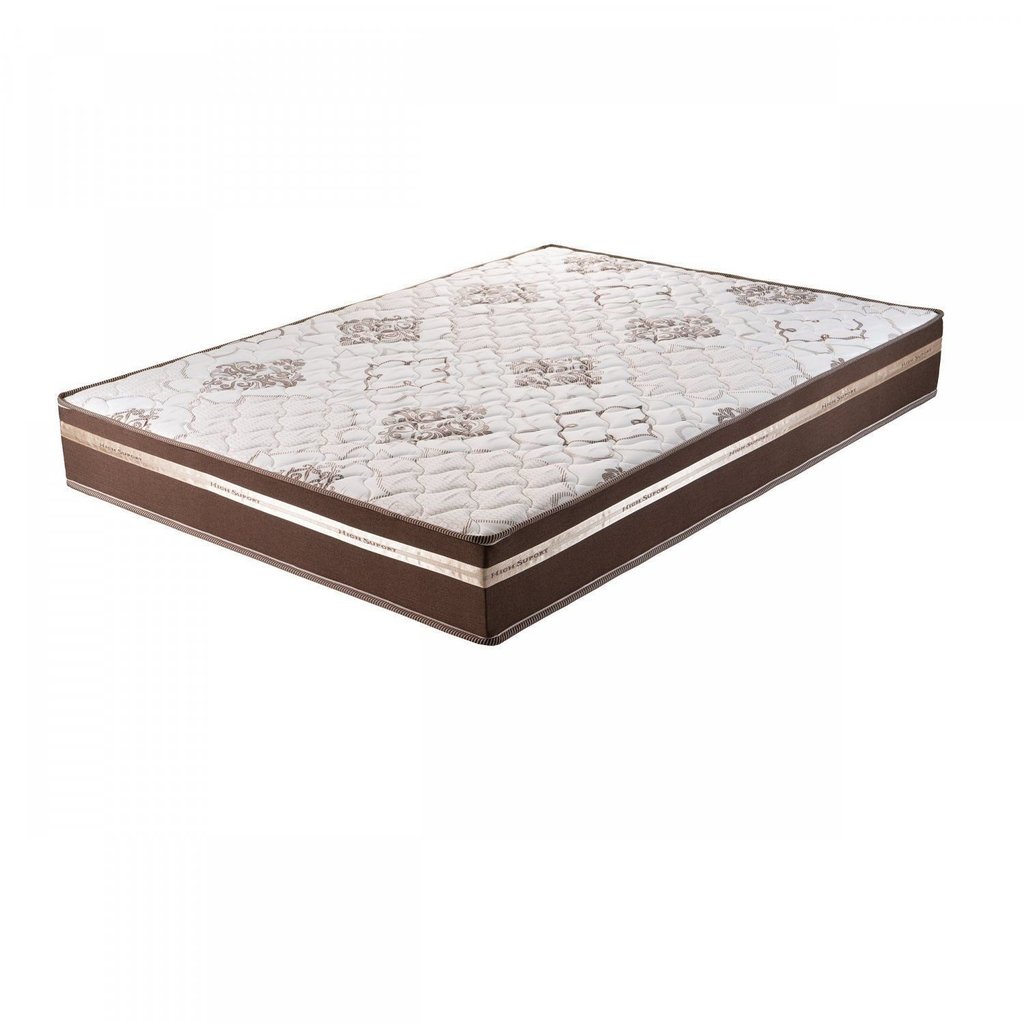 Colchão Casal Molas Ensacadas Strong 24x 188x 138 cm Marrom Hellen Colchões 138