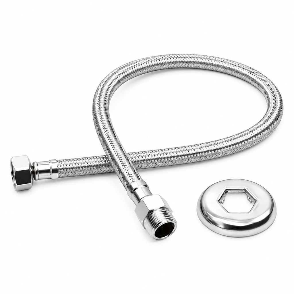 Engate Flexível De Aço Inox 40cm 1/2