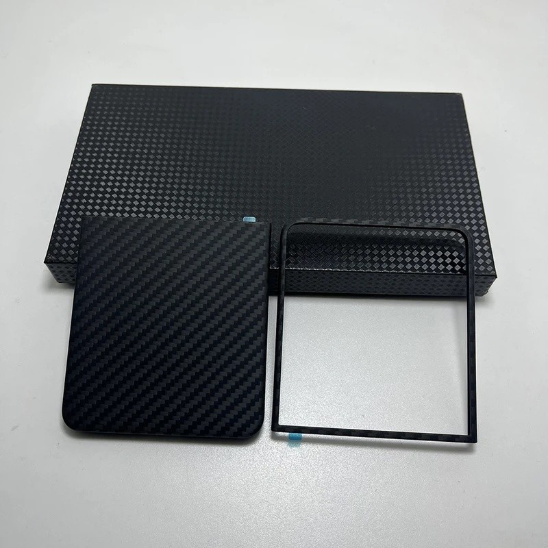 Yyypara Samsung Galaxy Z Flip 7/8 Caso De Fibra De Carbono Ultra-Fino Leve Capa 