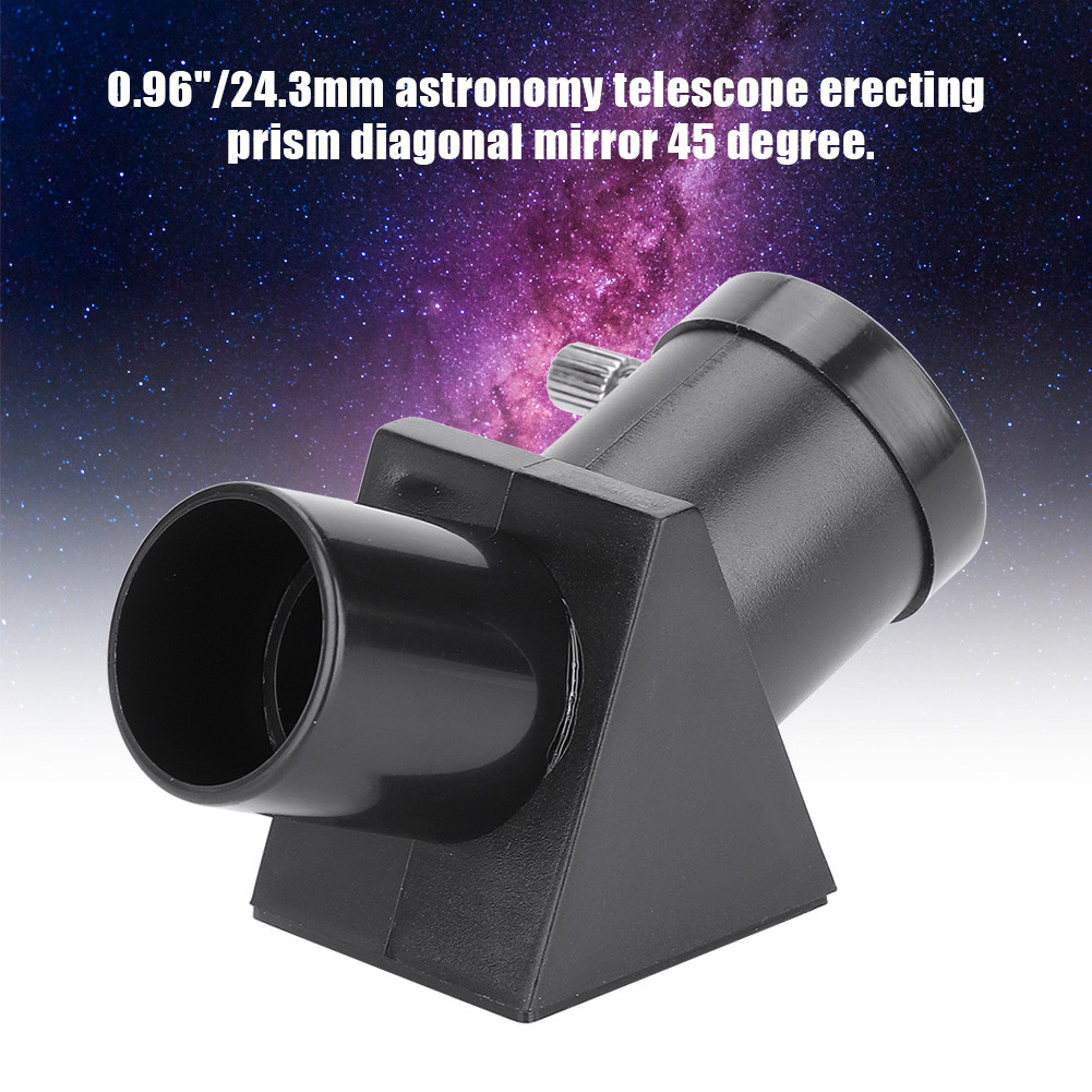 Telescópio refrator de 0,96 24,3 mm que erige o espelho diagonal da ocular do prisma 45 graus