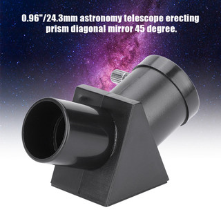 Telescópio refrator de 0,96 24,3 mm que erige o espelho diagonal da ocular do prisma 45 graus