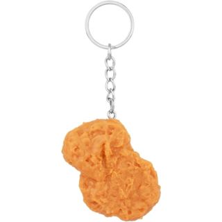 WenTigDY Chaveiro de Nuggets de Frango, Chaveiro Criativo e Engraçado de Comida, Chaveiro Fofo e Divertido, par