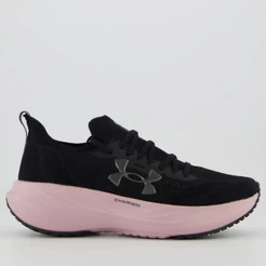 Tênis Under Armour Charged Slight 4 Feminino Preto e Lilás