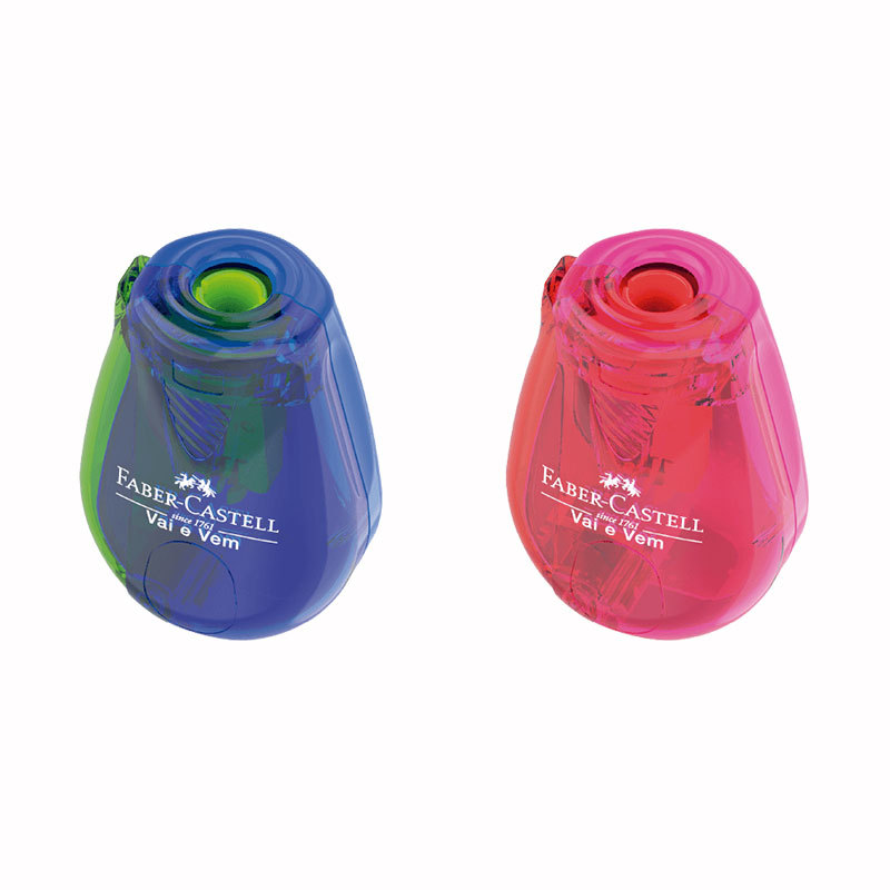 Apontador com coletor Vai e Vem APTVAIVEM/588550 Faber-Castell