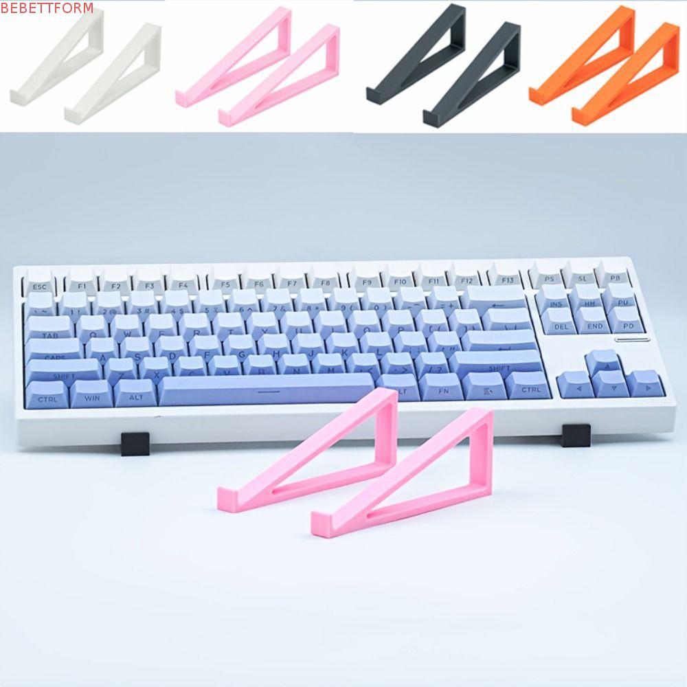 BEBETTFORM 1 Par De Riser De Teclado De Computador , Suporte Elevado Portátil De Plástico , Acessórios
