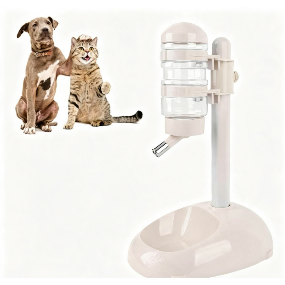 Tigela para beber animais de estimação de 500ml, adequada para cães pequenos, gatos e alimentadores de animais de estima