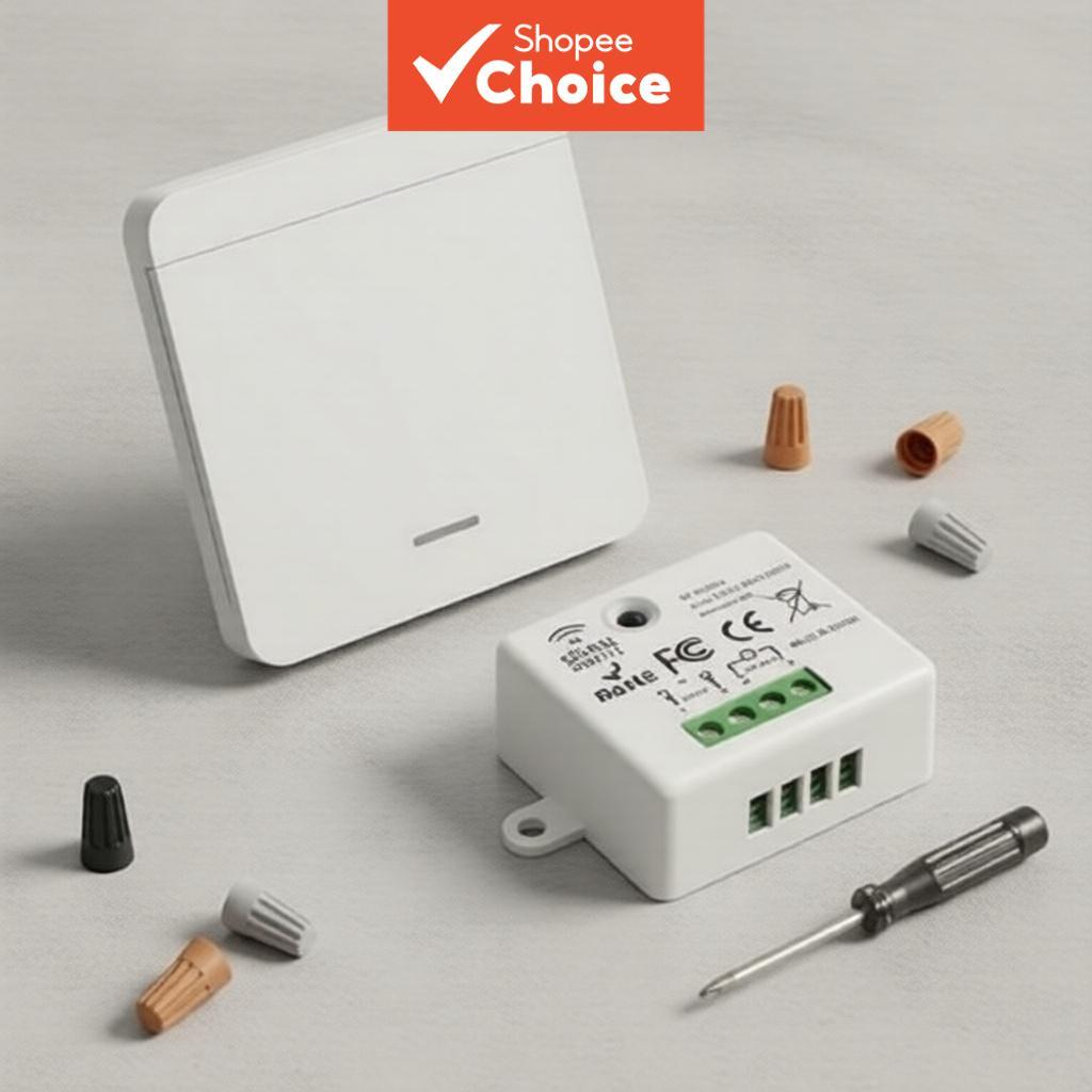  Interruptor de Parede Sem Fio 433MHz Controle Remoto para Lâmpada LED/Ventilador 1/2/3 Botões para Casa Inteligente