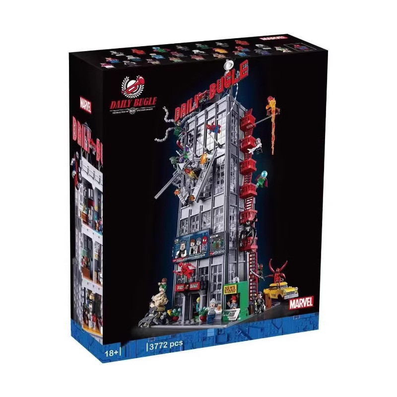 Compatível com 76178 Marvel Avengers Horn Daily Building Block Boy montado blocos de construção brinquedos