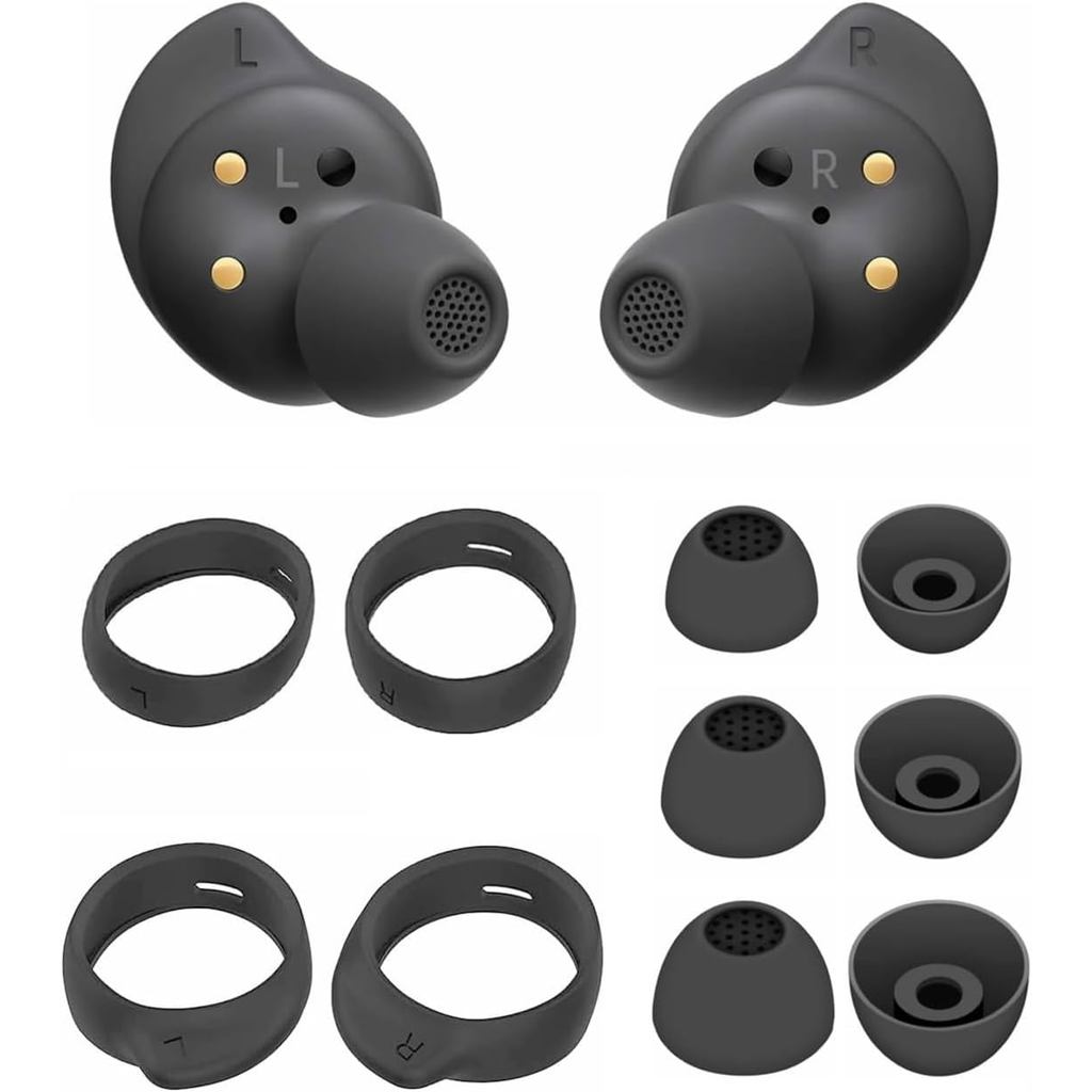ALXCD Ponteiras de Ouvido Compatíveis com Galaxy Buds FE SM-R400, 3 Pares de Pon