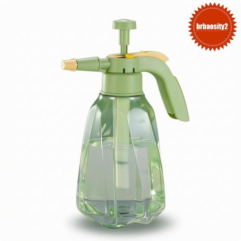 [Brbaosity2] Frasco De Spray Pressurizado Transparente Com Trava De Gatilho Pulverizador De Jardim Portátil Fechadura Pl