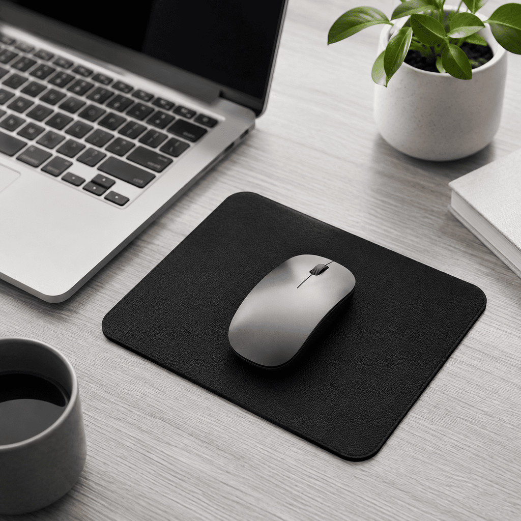 Mousepad Compacto Slim 23x17cm Base Antiderrapante Para Notebook Estudos Escritorio Kit 1 2 e 3 Peças