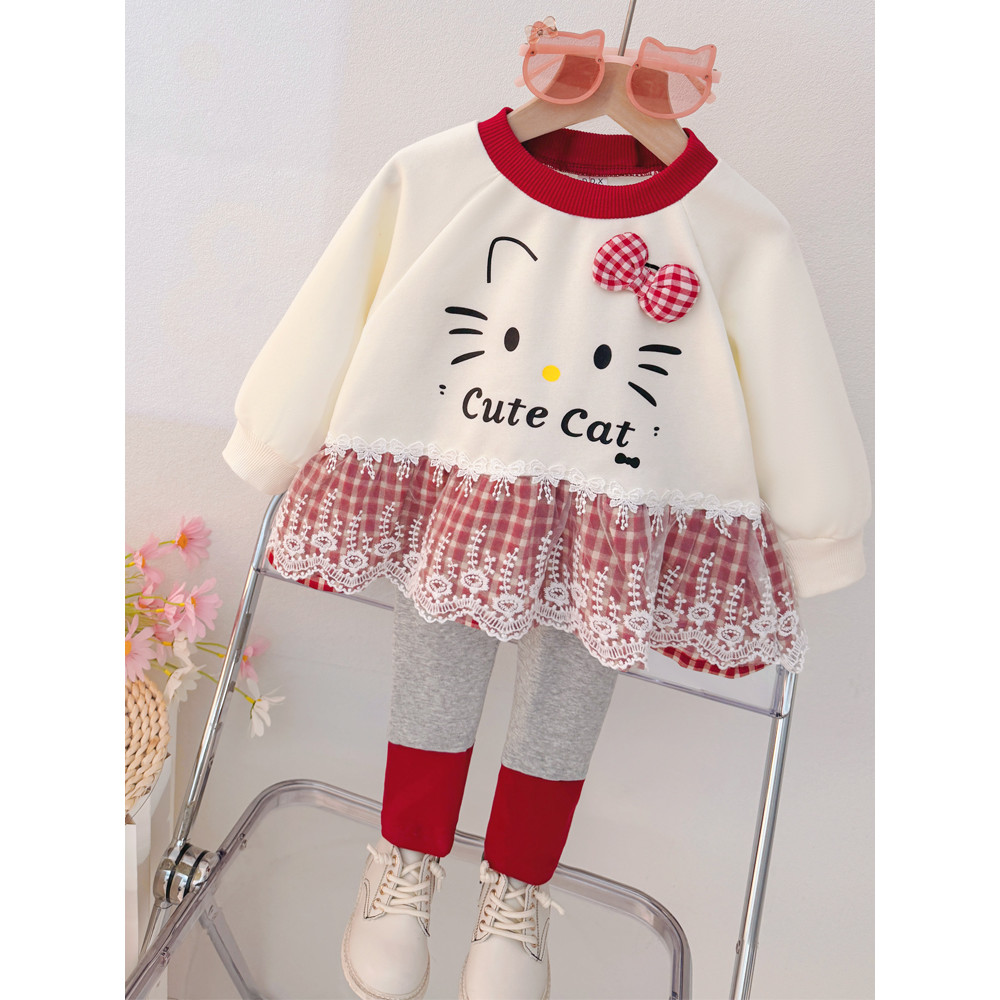 Meninas primavera outono ternos moda roupas de bebê terno de duas peças crianças roupas de outono 2026 novo estilo bebê