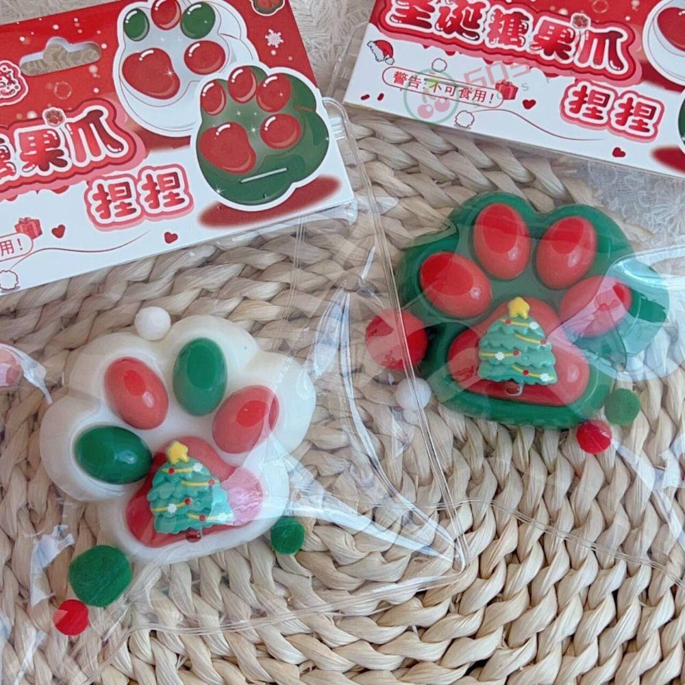 Brinquedos De Apertar Para Gatos SOSFER , Brinquedo Macio De Pinça E Descompressão TPR De Alívio De Estresse DIY Árvore