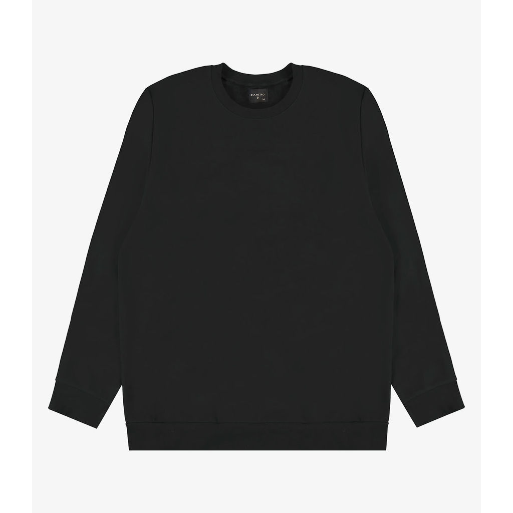 Moletom Masculino Felpado Básico Diametro Preto