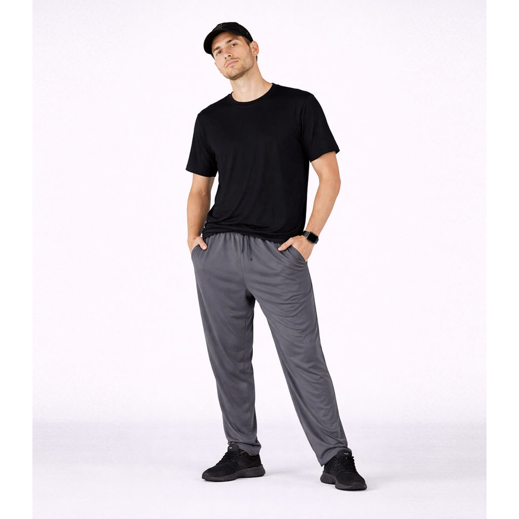 Calça Masculina Helanca Com Bolsos Rota Da Onda Cinza
