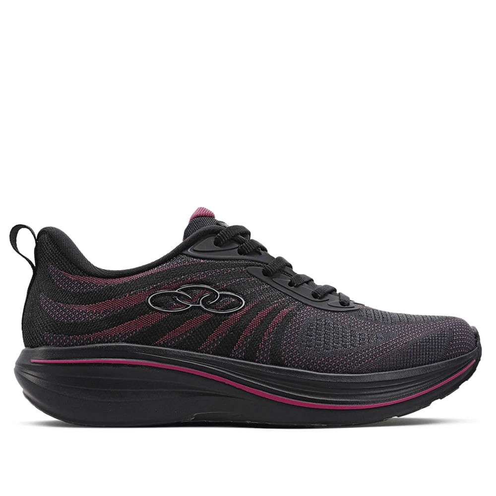 Tênis Feminino Olympikus Bruma Preto/Pink