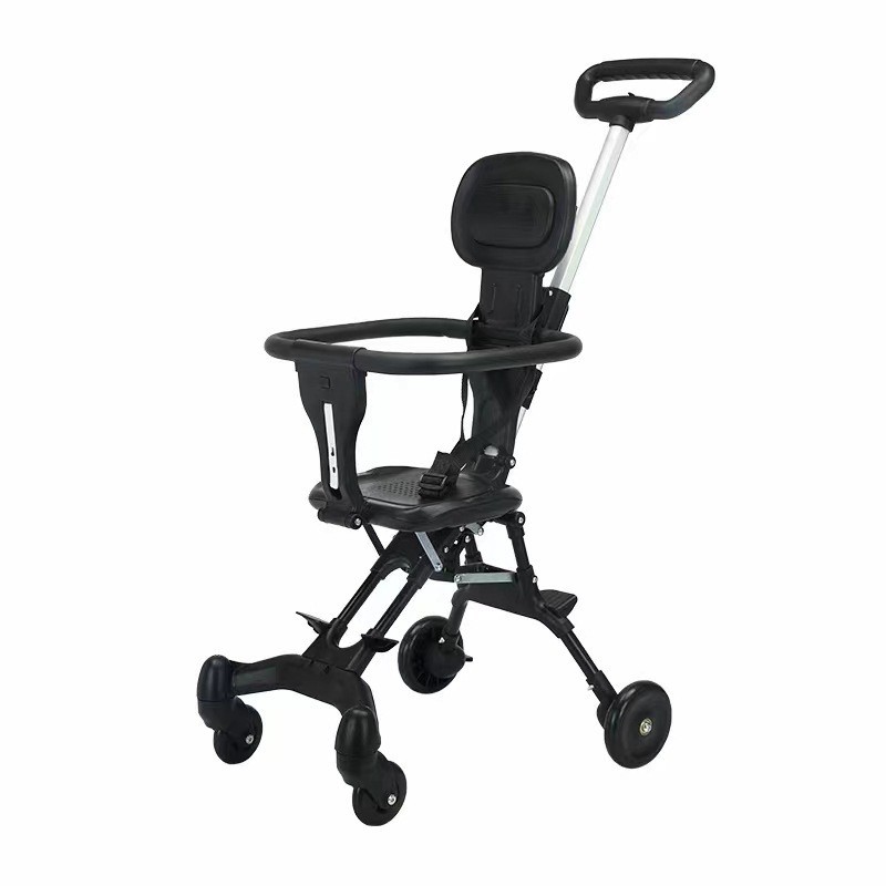 Caminhada bebê ferramenta útil bebê leve dobrável carrinho de bebê em dois sentidos carrinho de bebê para fora andando b