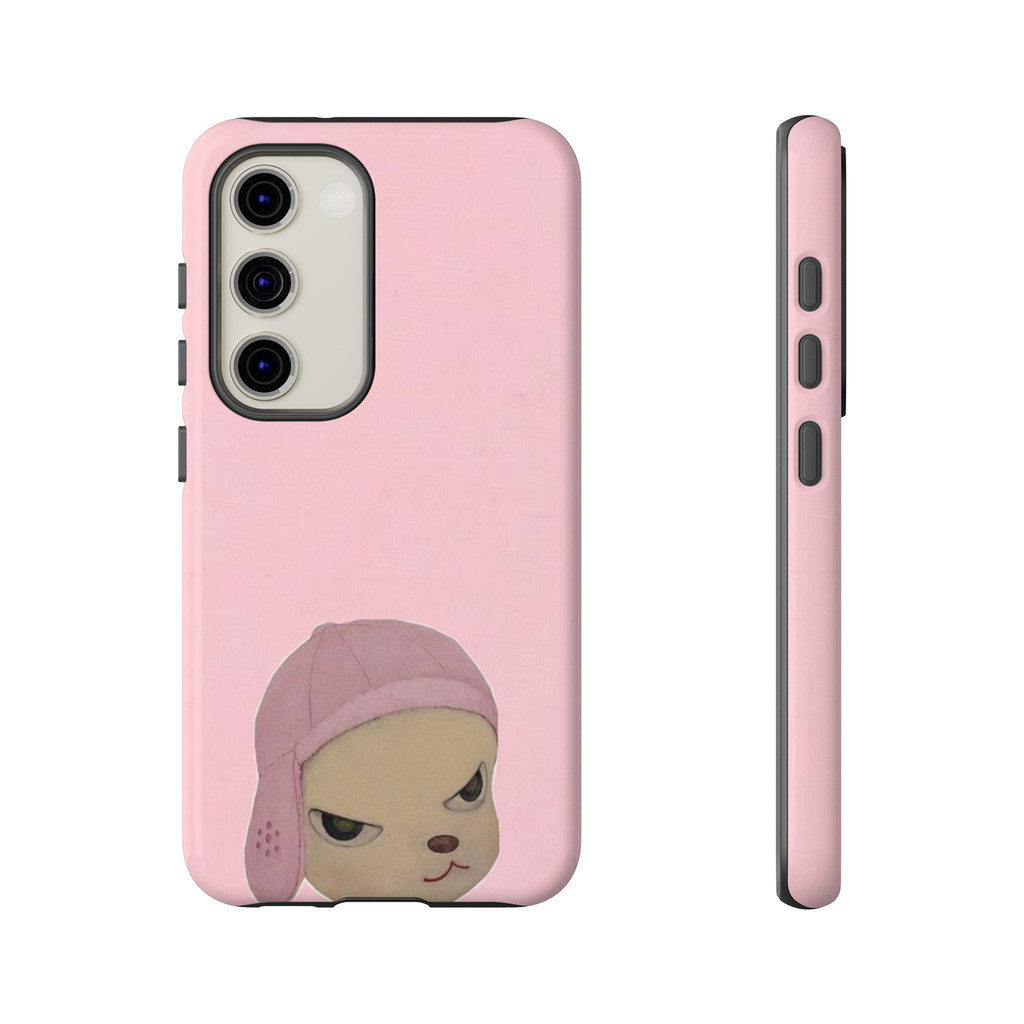 Yoshitomo Nara Chapéu Rosa Capa De Telefone Fofa Samsung Galaxy S26 S25 S24 S23 
