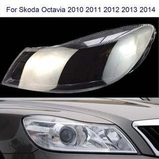 Para Skoda Octavia 2010-2014 Farol Capa Boutique Transparente Lampshdade Escudo Plexiglass Substituir Lente Original
