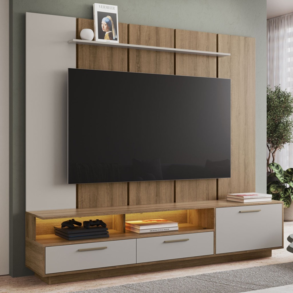 estante para TV até 75 polegadas Ravenna