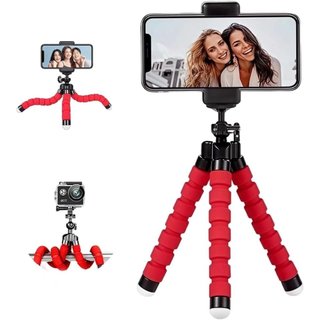 Mini Tripé Portátil para Telefone com Pernas Flexíveis, Adequado para Celulares e Câmeras Compactas, Tripé Leve para Mes