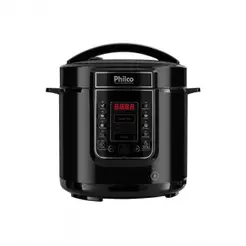 Panela de Pressão Elétrica Digital Philco PPP01P 6L 1000W Preta 220V