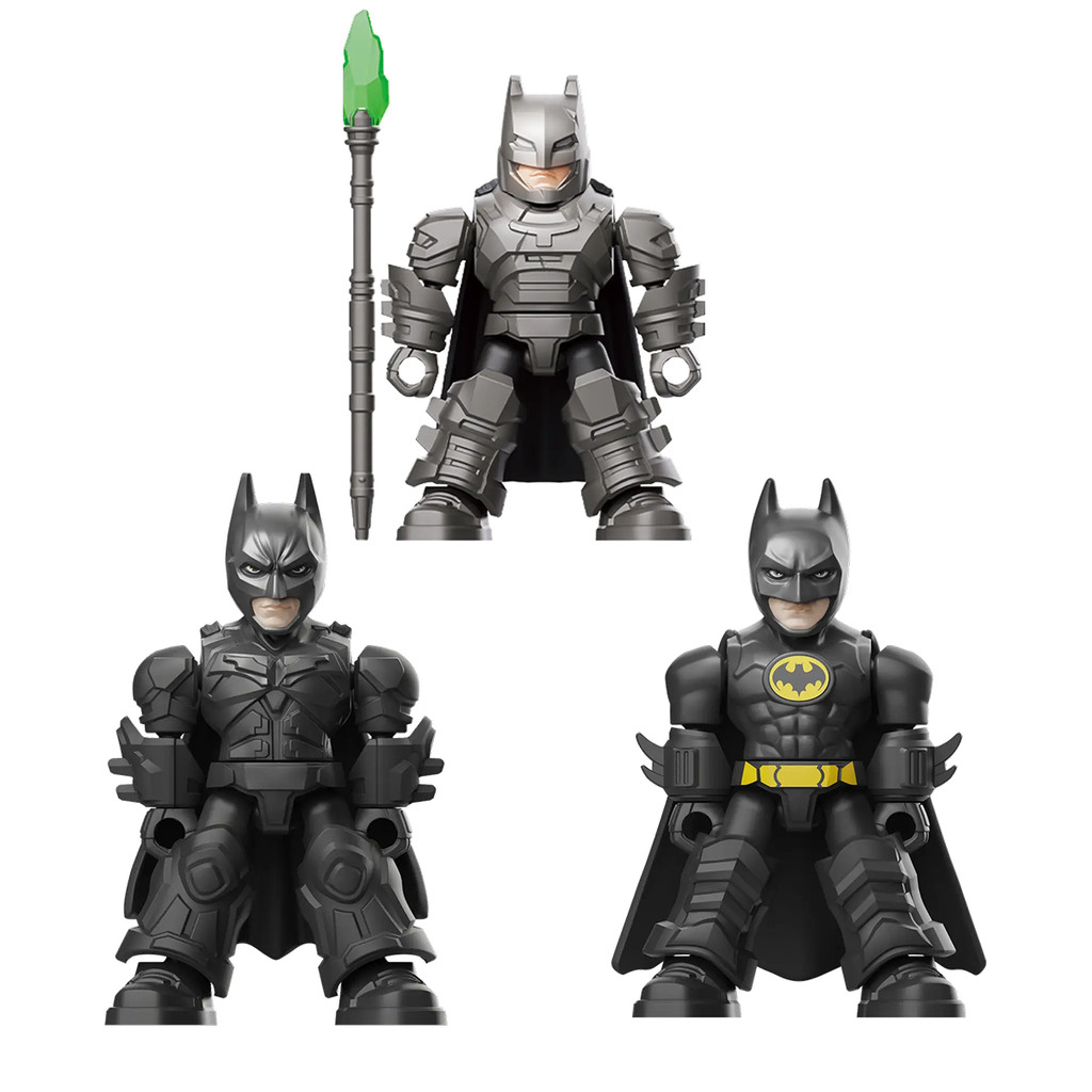 Boneco Articulado Montável Blokees DC Defender Legendary Batman Assemble Colecionável Model Kit — imagem 2 de 2