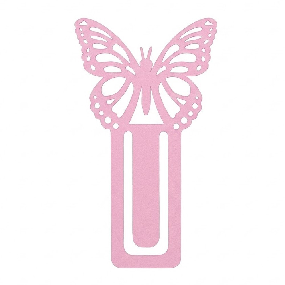 Marca Página 3D | Borboleta Rosa
