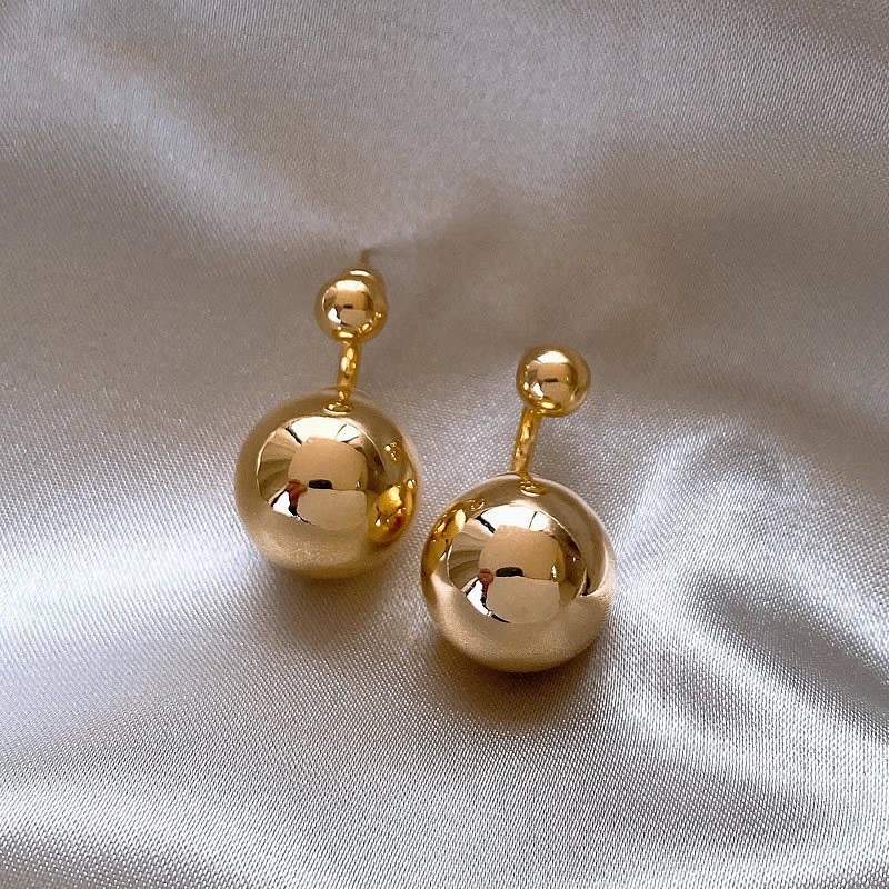 Brincos dourados simples, de grande sucesso de vendas, para mulheres, com um design único, elegantes, versáteis e popula