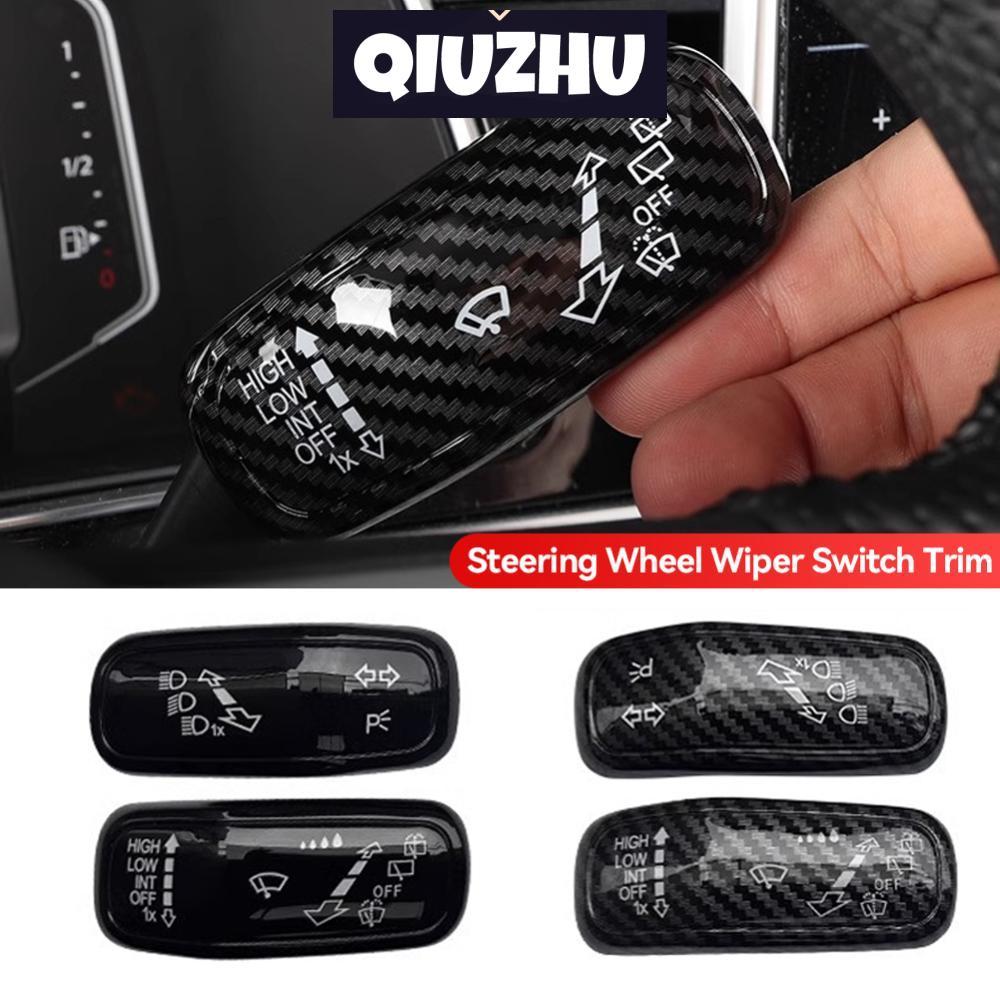 QIUZHU 2 Peças Tampa De Controle Do Interruptor Farol Volante Carro Acessórios De Acabamento Limpador Para VW Polo Golf 
