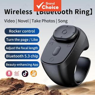 Anel de rolagem de controle remoto de dedo, controle remoto para celular, vídeo, bastão de selfie compatível com