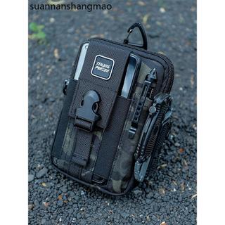 Bolsa tática de cintura para celular, masculina, multifuncional, de um ombro, mensageiro, ferramenta ao ar livre, cinto 