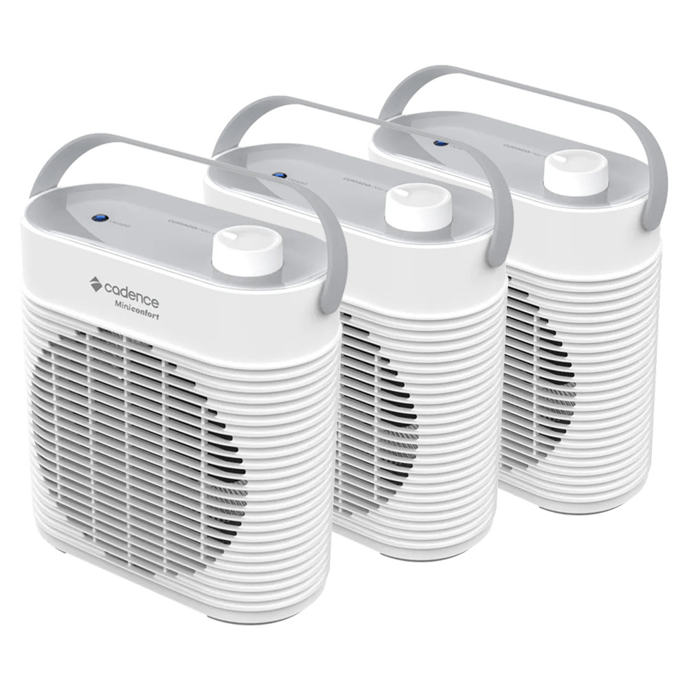 Kit com 3 Aquecedores Elétricos MiniConfort Cadence