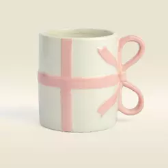 Caneca Laço Cerâmica 435ml - A\CASA