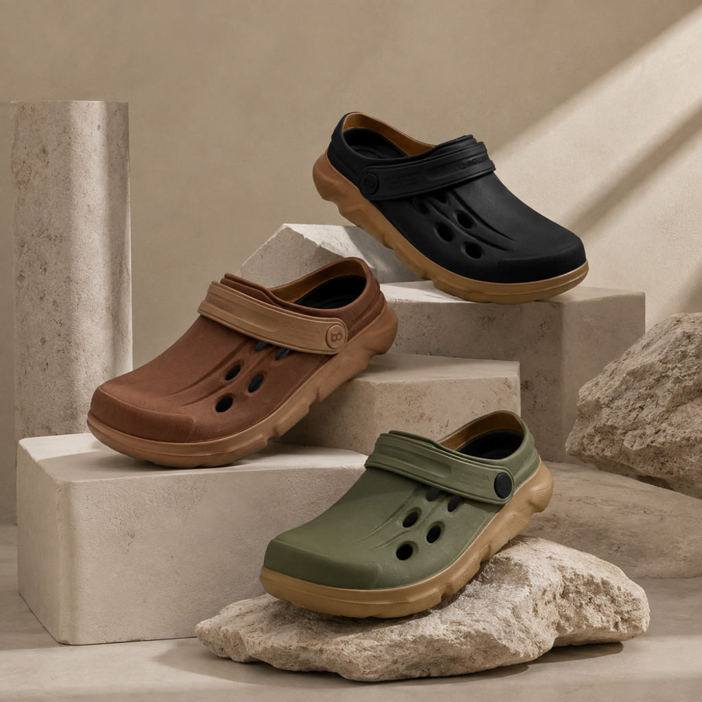 Sandalia Chinelo Babuche Adventure Clog Masculino BoaOnda Pescaria Conforto