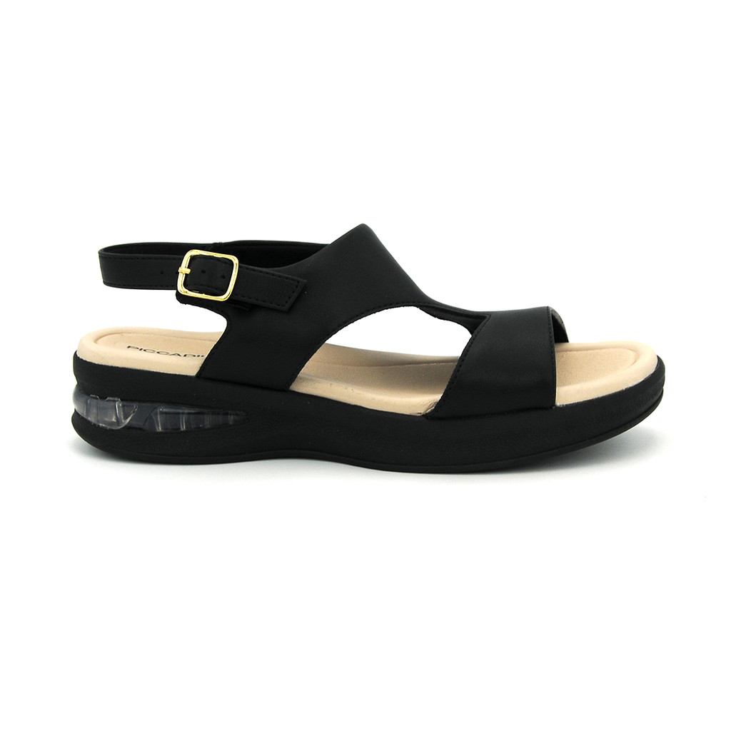 Sandalia Piccadilly Original 599005 Anatomica Gel Plataforma Confortavel Baixa Feminino
