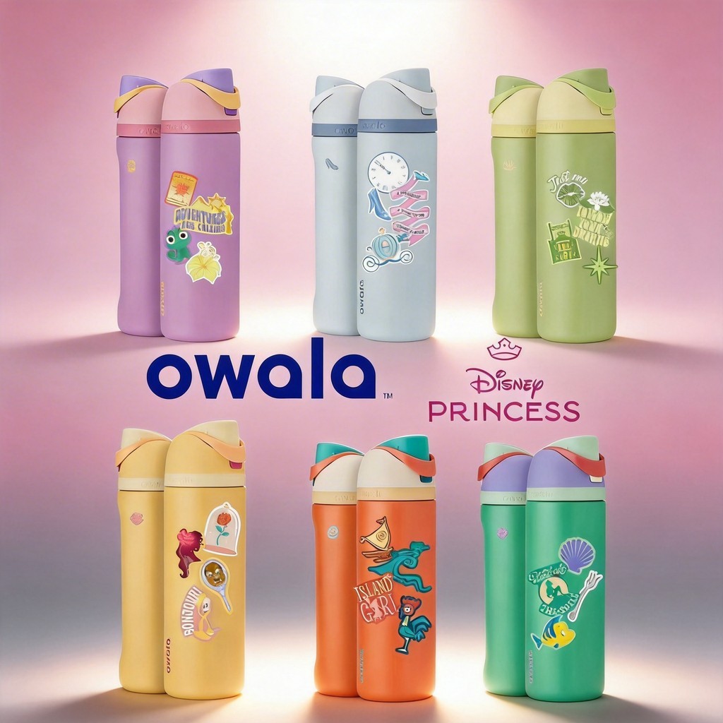 Novo produto pronto estoque owala copo 24OZ owala copo de água dupla camada isolamento a vácuo copo de palha 304 copo té