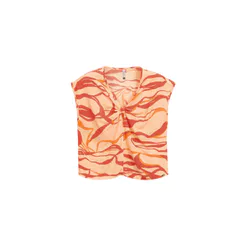 Blusa Feminina De Viscose Marialícia Laranja