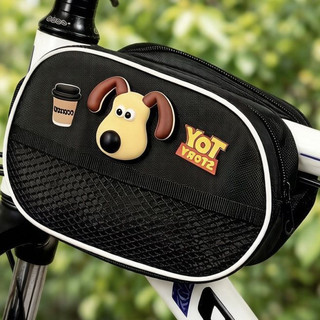 Saco de bicicleta de montanha acessórios de bicicleta à prova dwaterproof água bonito dos desenhos animados Pacha cão mo
