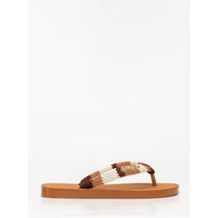 Chinelo Petite Jolie Fresh Crochê Doce De Leite PJ7766