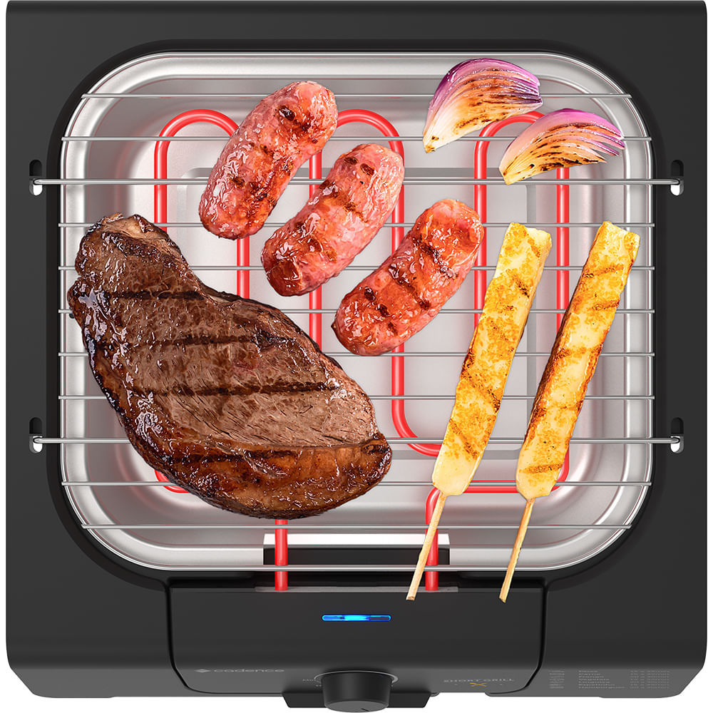 Churrasqueira Elétrica Cadence Short Grill · foto 2