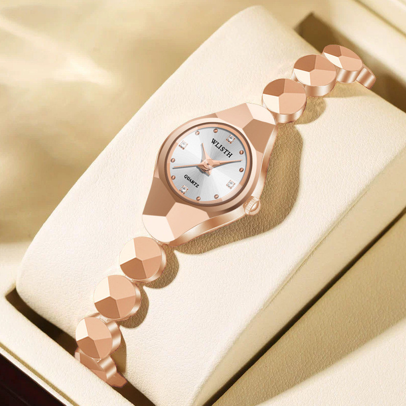 Relógio de quartzo feminino, estilo elegante senhoras relógio senhoras estudante relógio à prova d'água