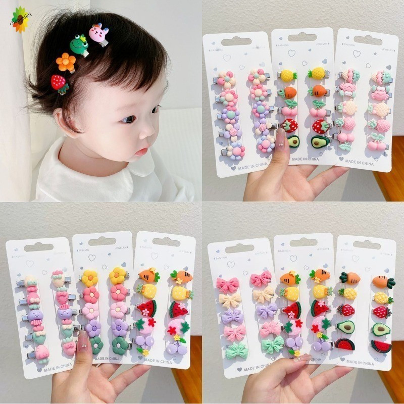 Mini prendedores de cabelo adoráveis para bebés, prendedores para franjas de meninas, prendedores para cabelos rebeldes,