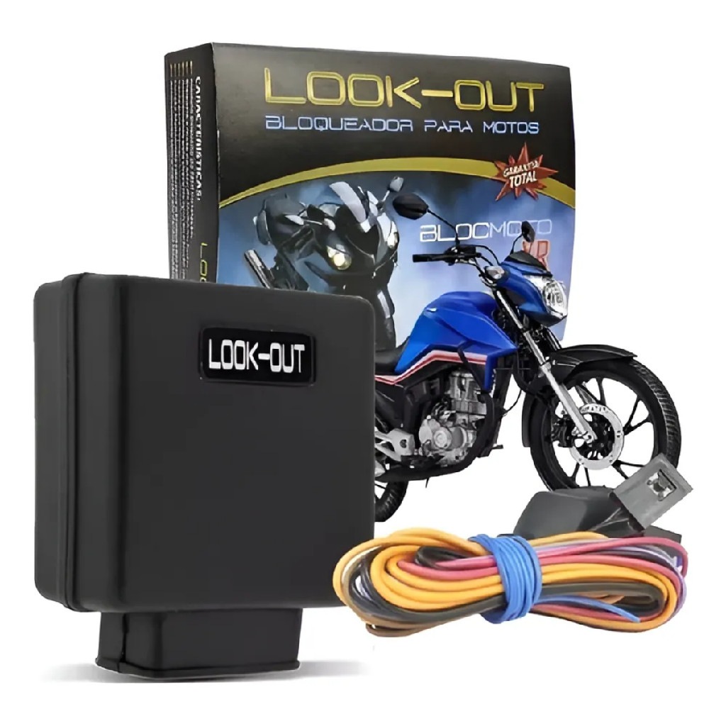 Bloqueador Moto Blocmoto Lookout Corta Corrente Resgate