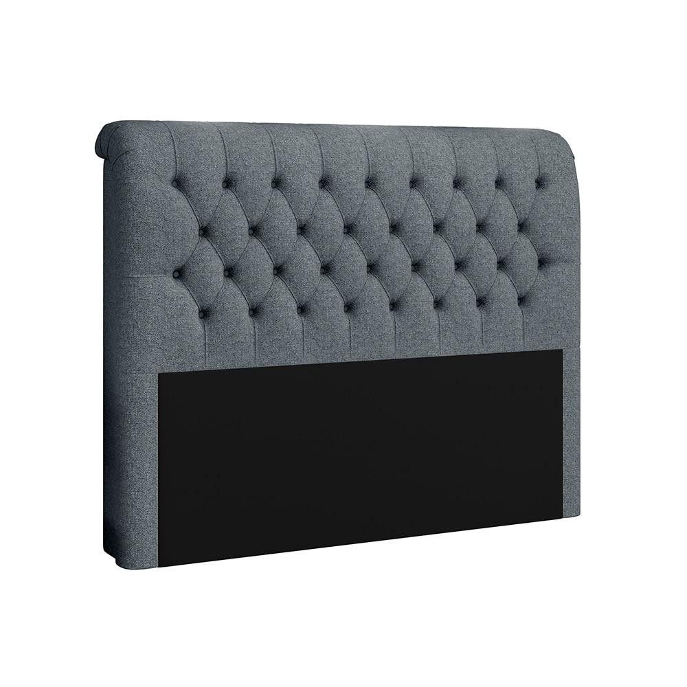 Cabeceira Imperatriz Mil Plus Linho Cinza Casal Conforto Elegância 140cm Durável em Oferta na Shopee