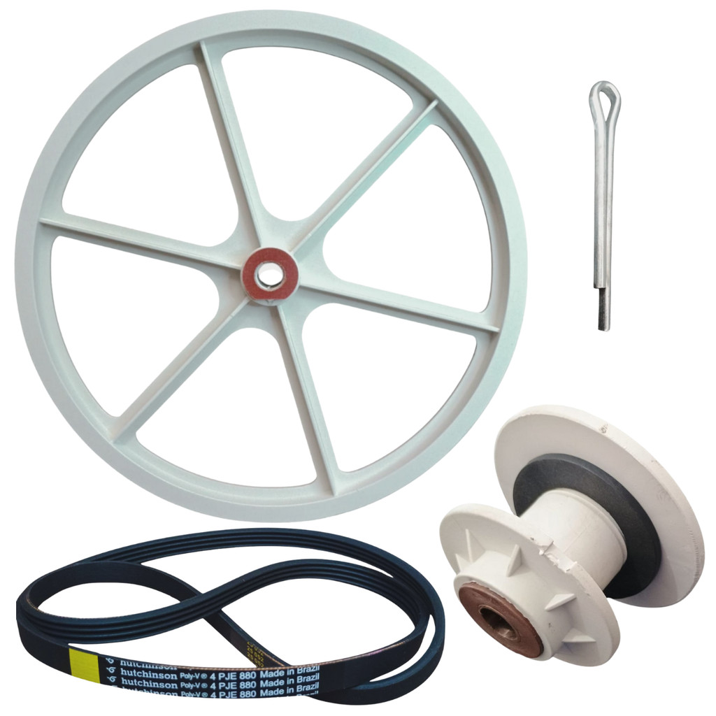 Polia Cubo Correia Tanquinho Colormaq Lcm Lcs Lcb 9Kg A 20Kg