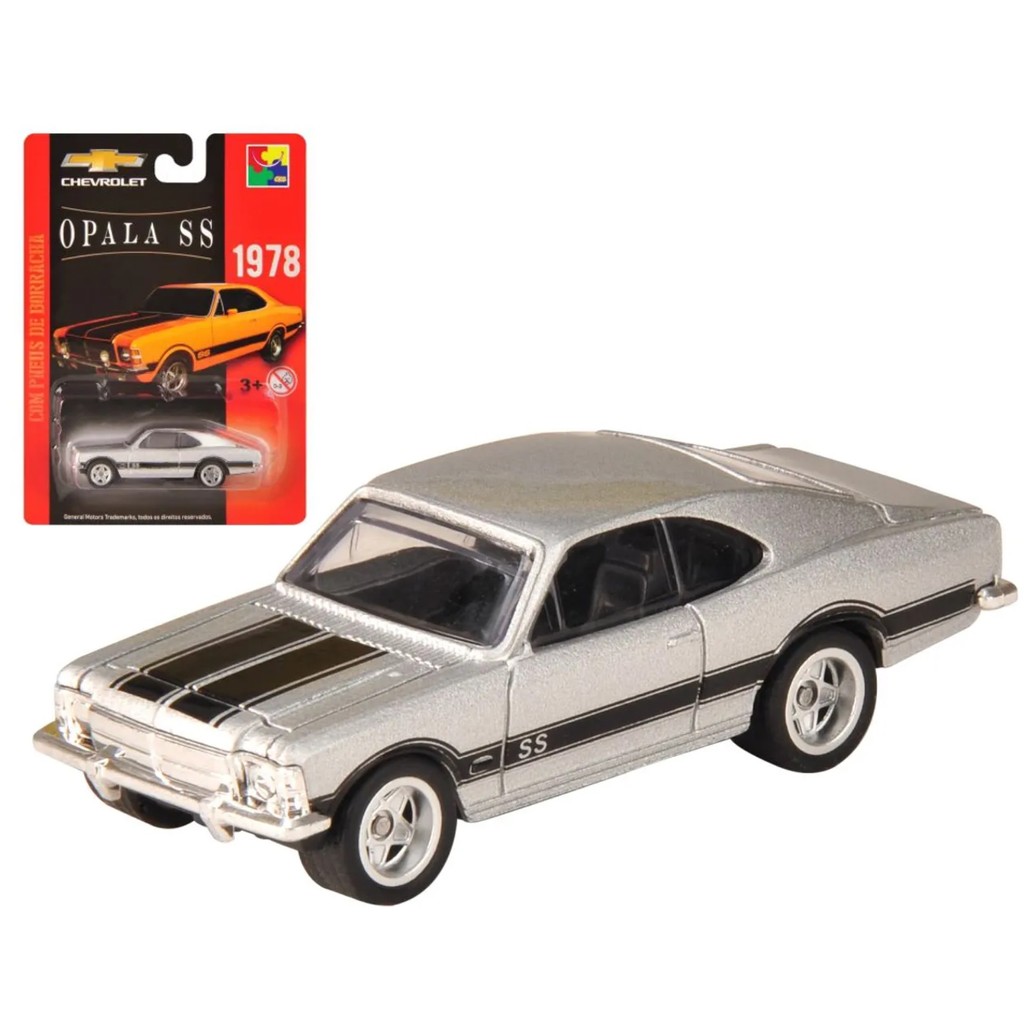 Opala SS 1978 Chevrolet Prata1:64 Miniatura CKS